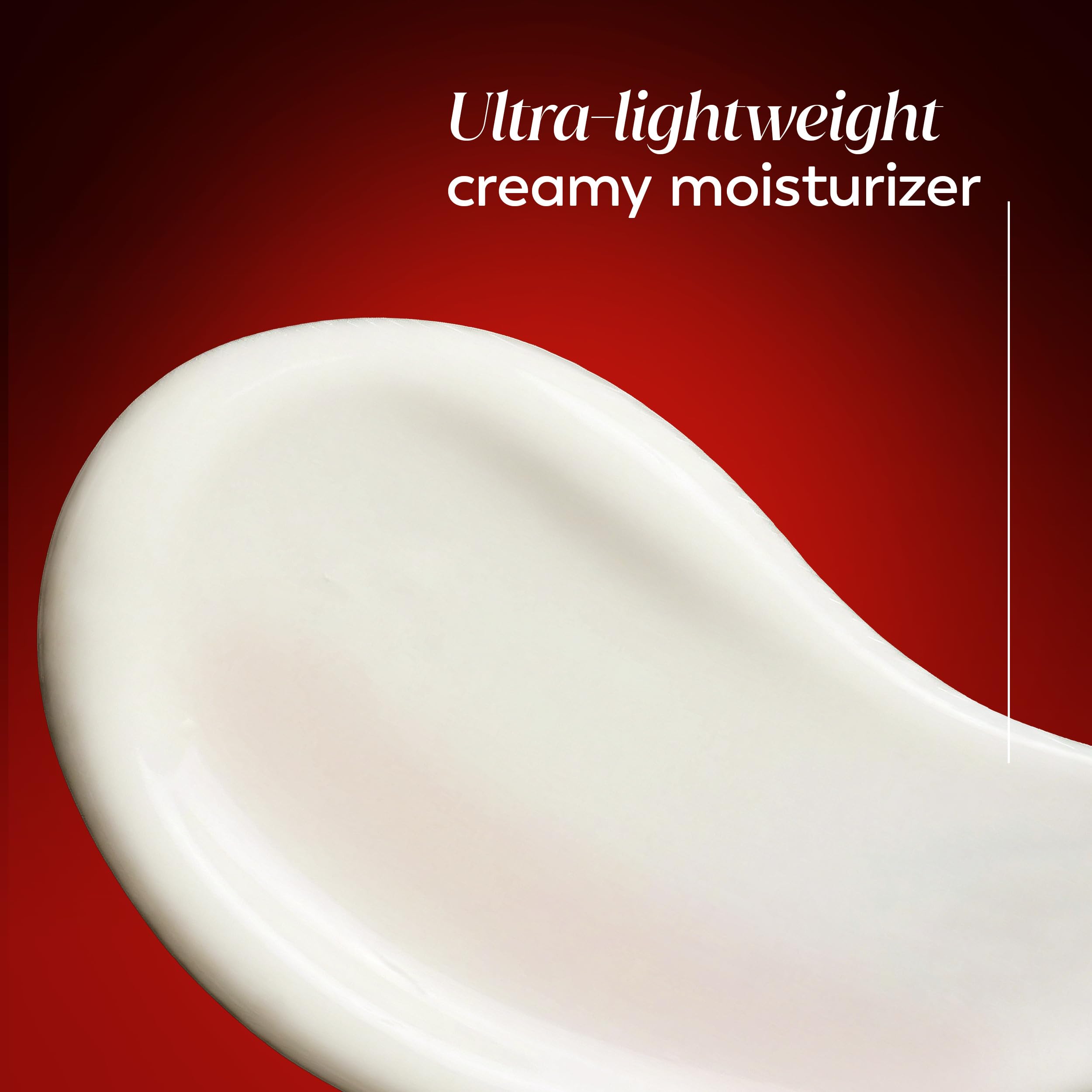 Olay etiqueta con ingredientes clave como péptidos y niacinamida