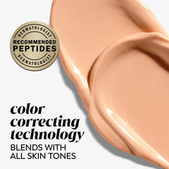 Olay textura cremosa en primer plano que hidrata y corrige