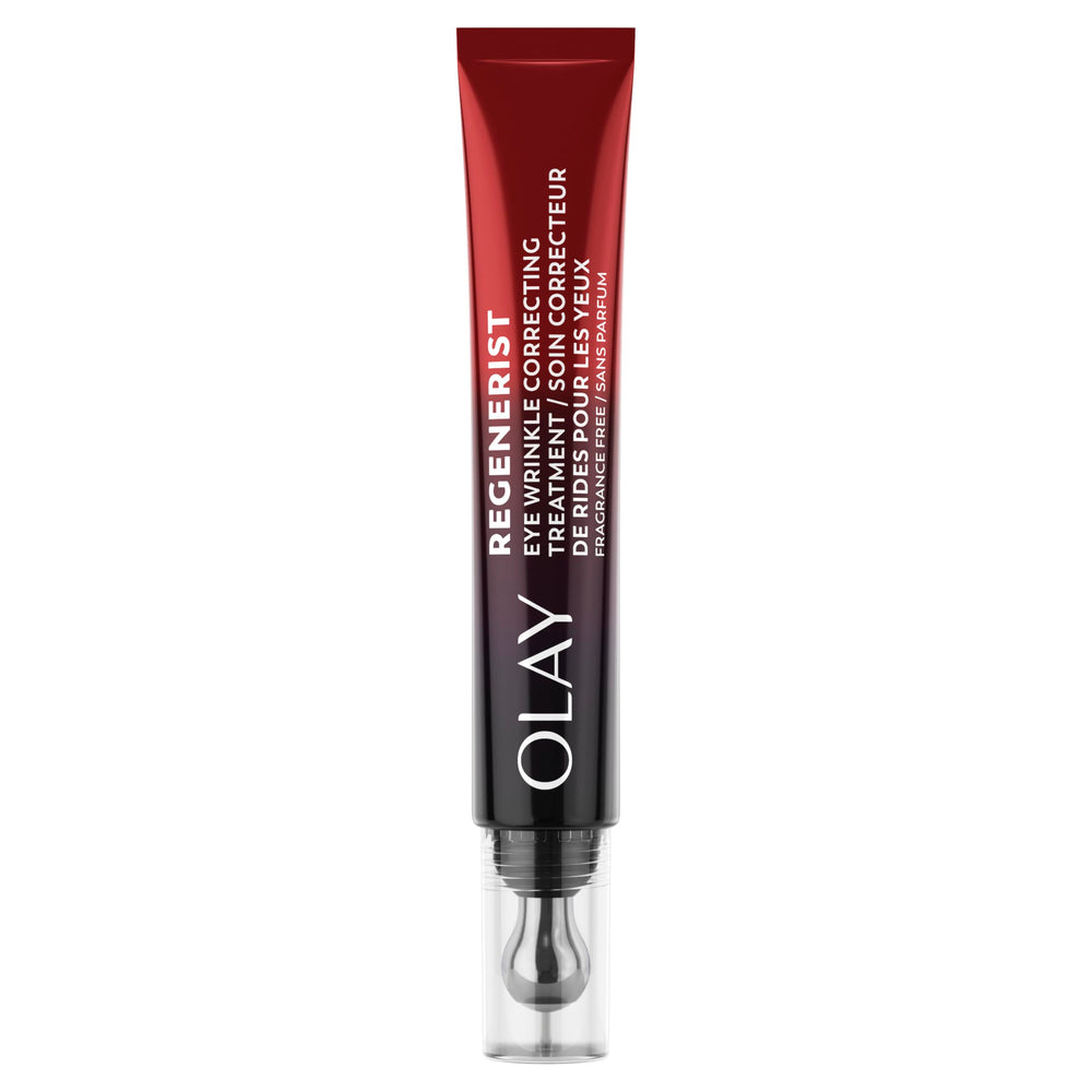 Olay envase frontal mostrando tamaño y diseño, confianza profesional