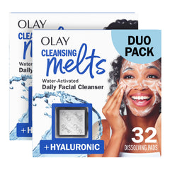 Olay paquete frente mostrando cantidad y formato, ideal para viajes