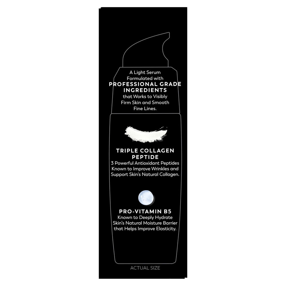 Etiqueta de ingredientes del suero Olay Regenerist destacando Amino-Peptide Complex II