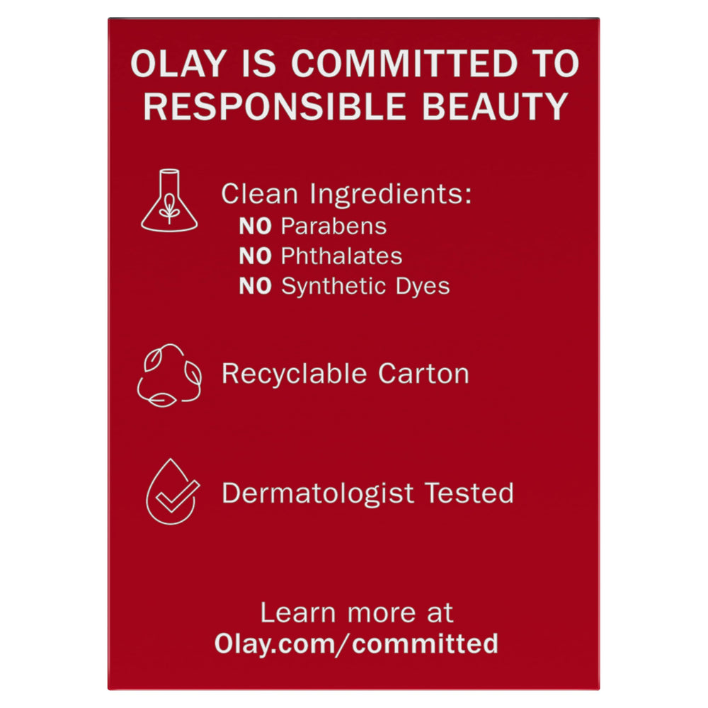 Olay en baño moderno como parte de rutina diaria de cuidado facial