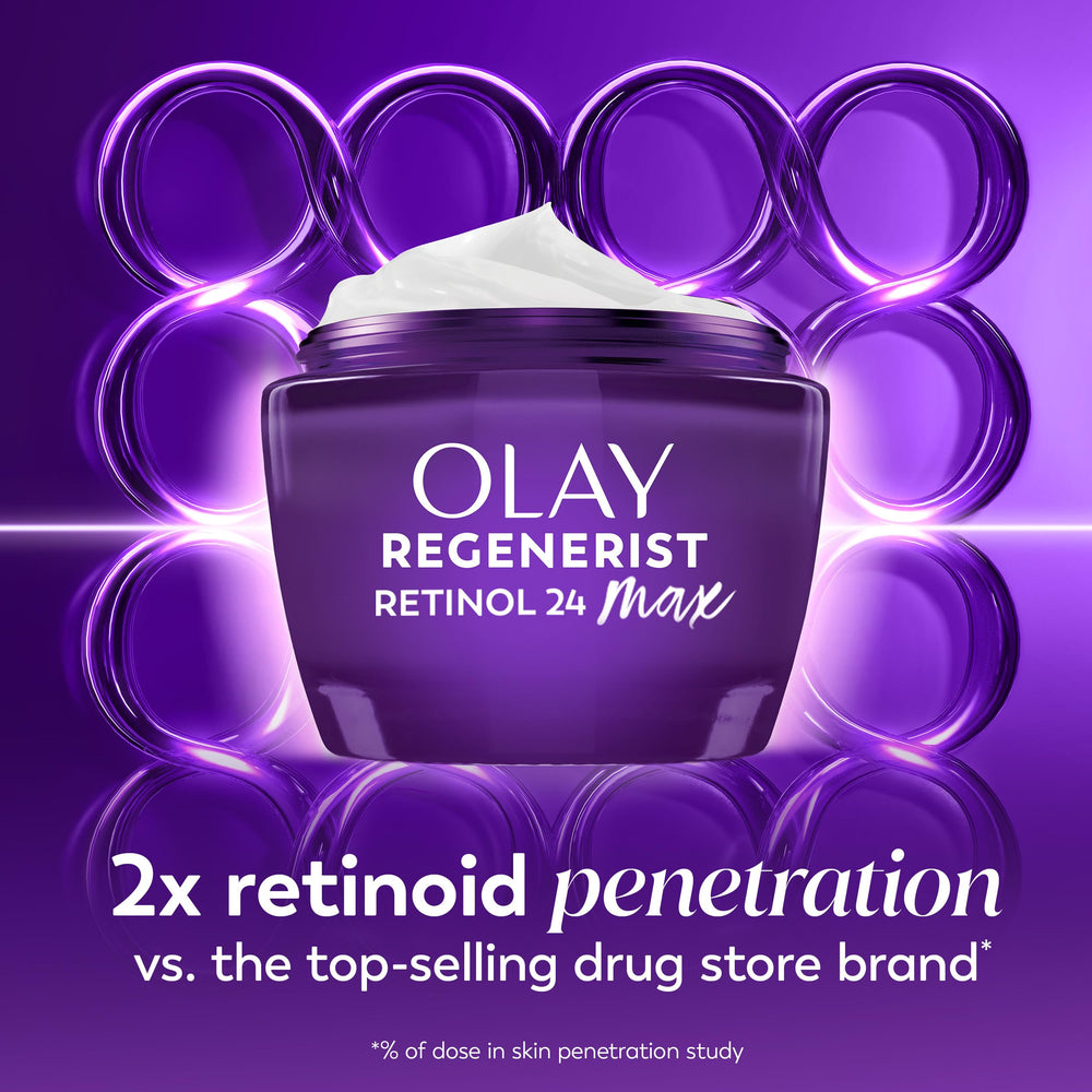 Olay etiqueta con información del producto que garantiza fórmulas sin fragancia