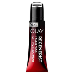 Olay rodillo y envase frontal mostrando diseño y practicidad