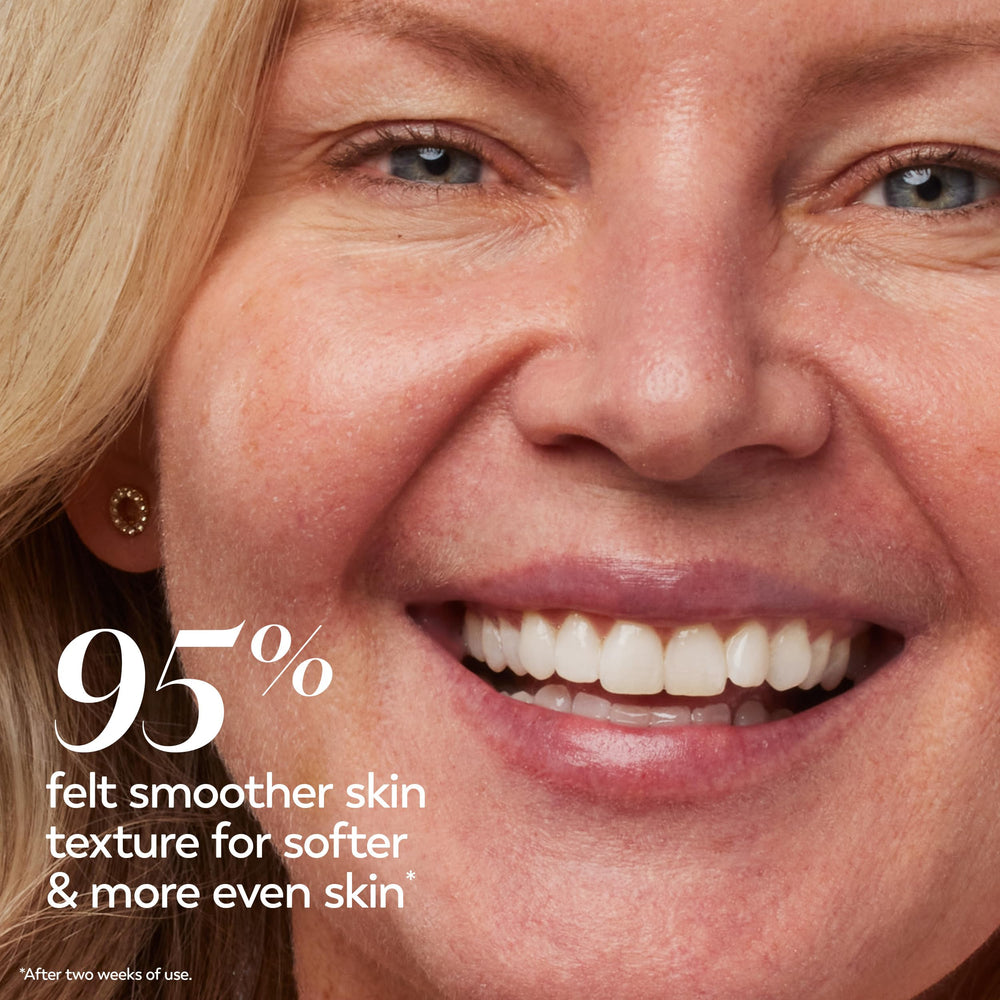 Olay producto junto a regla mostrando tamaño 1.7 oz práctico