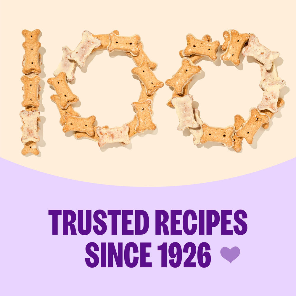 Old Mother Hubbard escena de entrenamiento en casa con recompensa crujiente