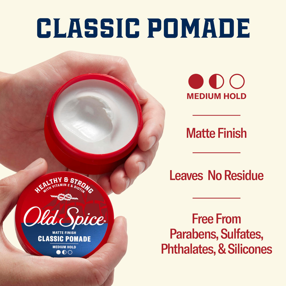 Old Spice 2.22 oz junto a objeto cotidiano para comparar tamaño práctico