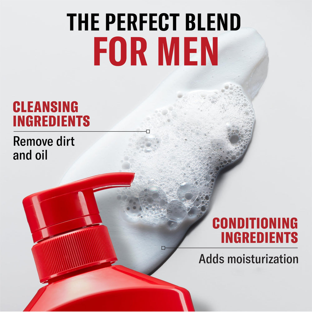 Old Spice botellas comparadas con una regla para escala clara