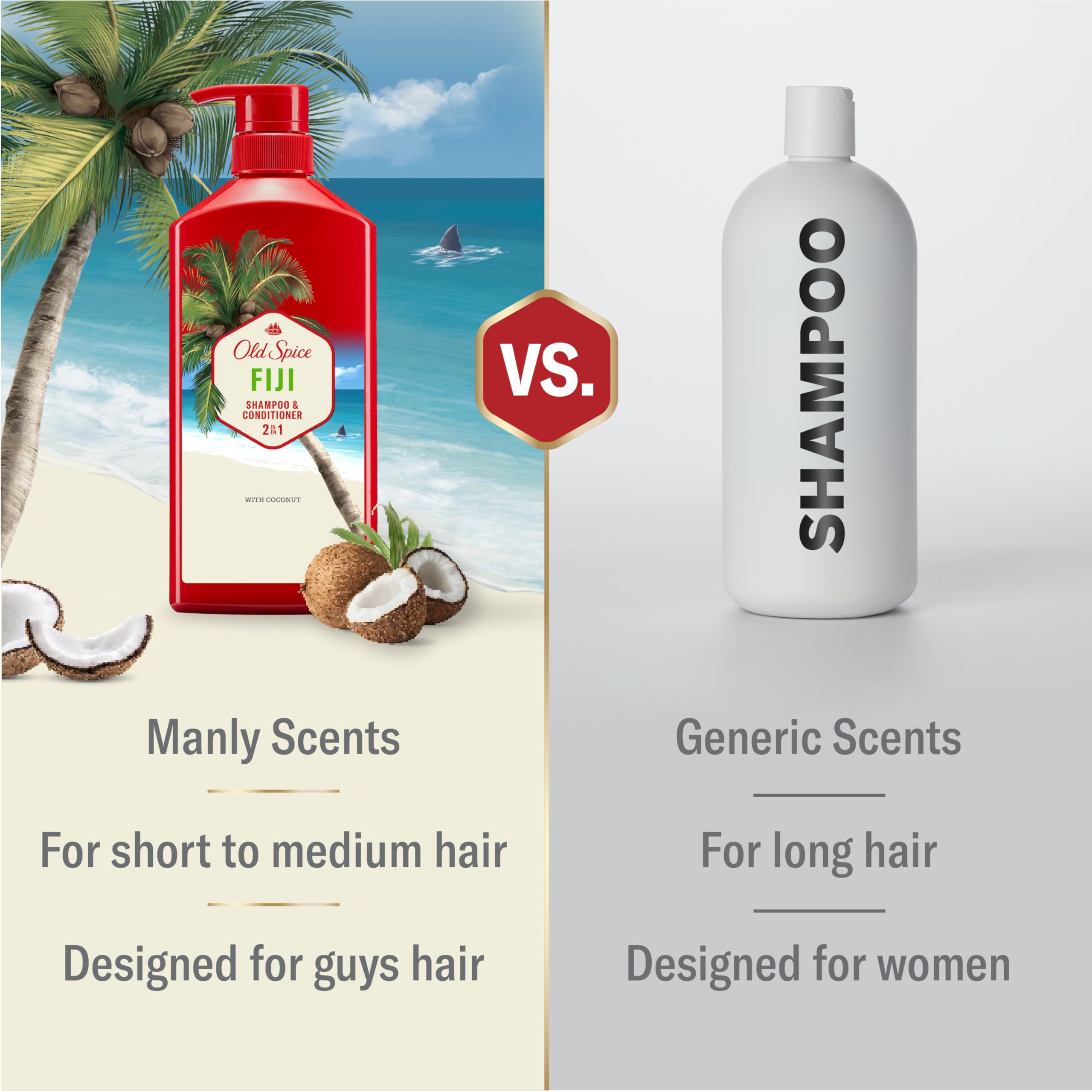 Old Spice espuma cremosa demostrando limpieza y suavidad