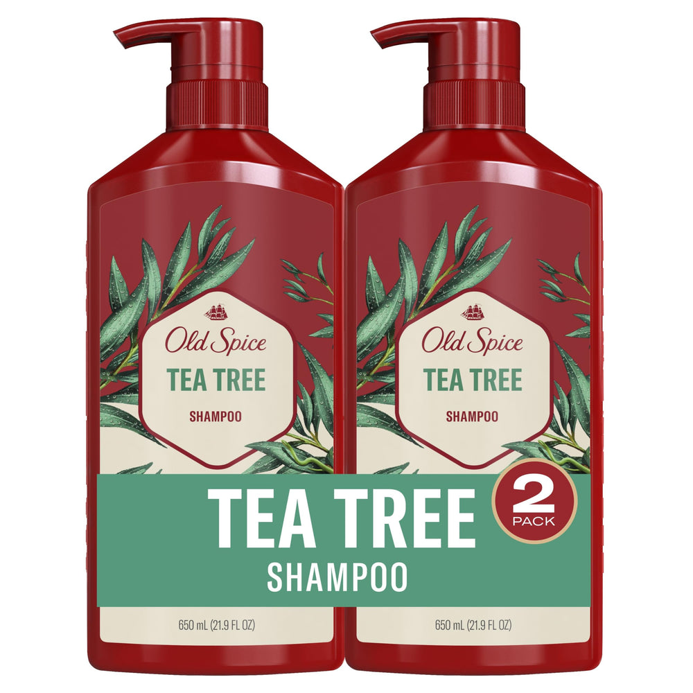 Old Spice envase frontal pack doble mostrando presentación y beneficio limpieza