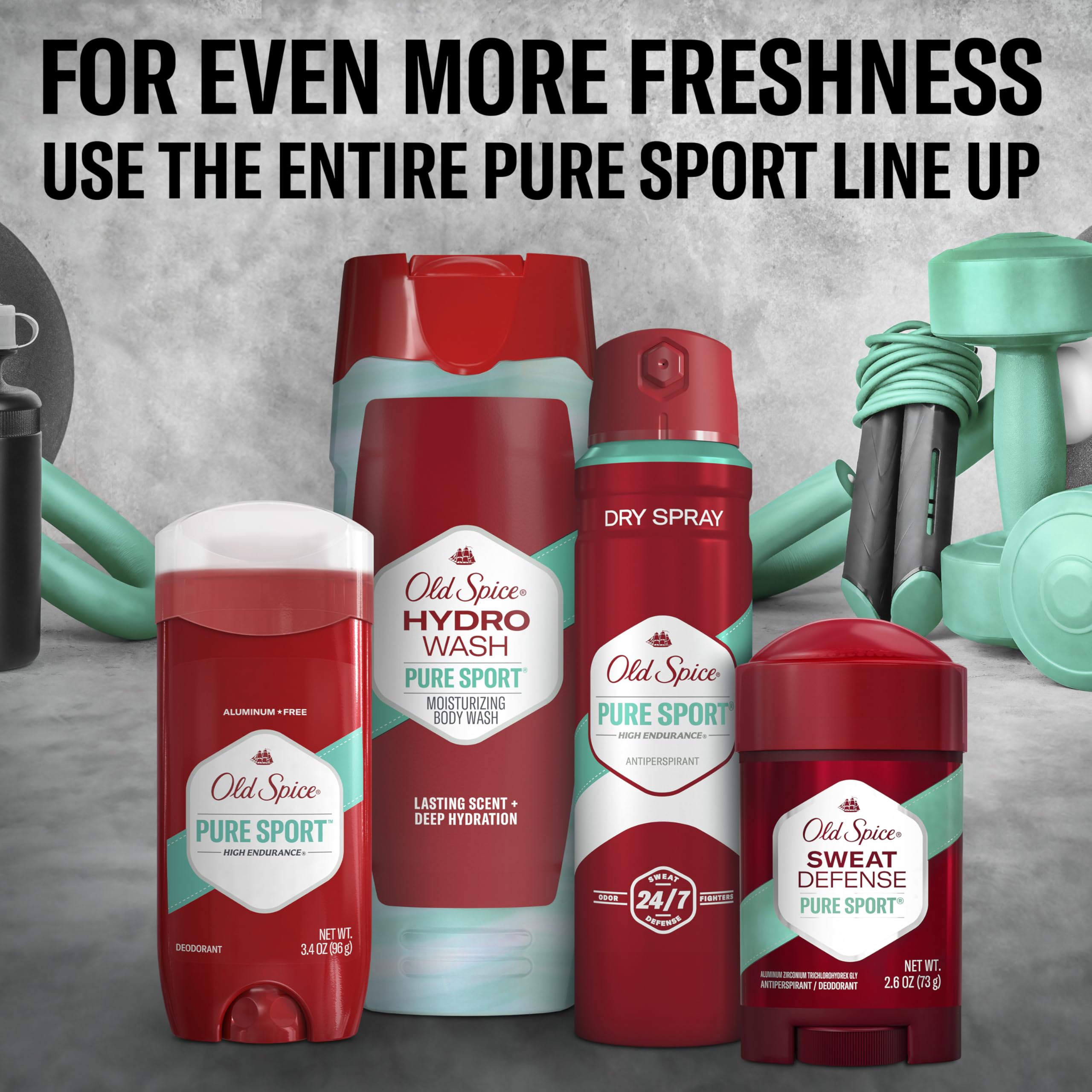 Old Spice detalle de la tapa dispensadora para control de producto y limpieza