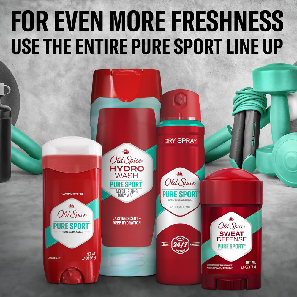 Old Spice detalle de la tapa dispensadora para control de producto y limpieza