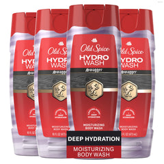 Old Spice botella frontal mostrando diseño y aroma duradero