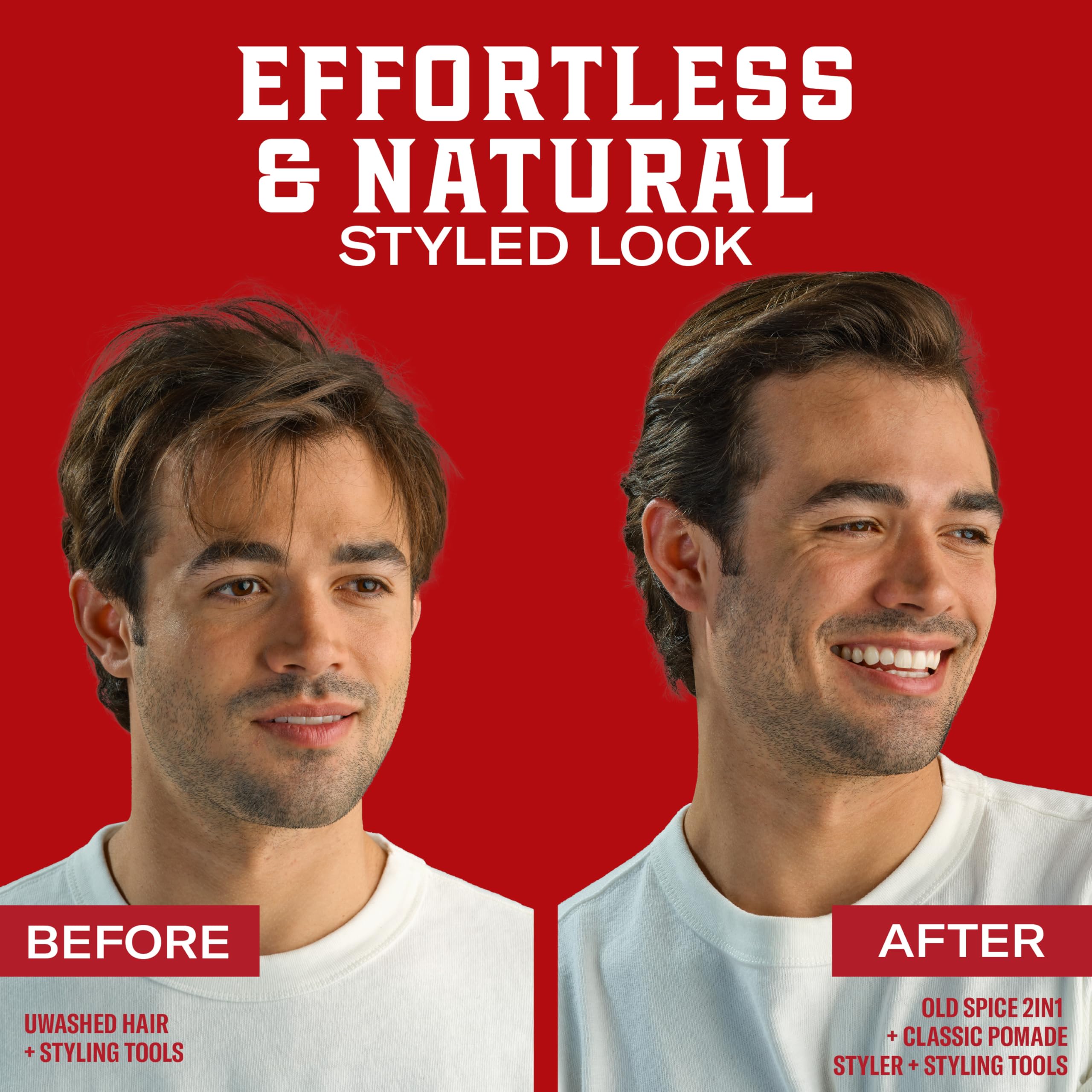 Old Spice paquete gemelo mostrando valor y suministro para uso frecuente
