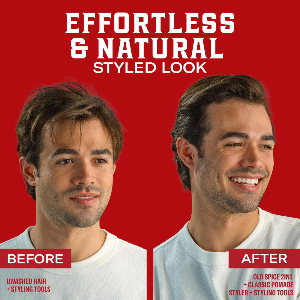 Old Spice paquete gemelo mostrando valor y suministro para uso frecuente