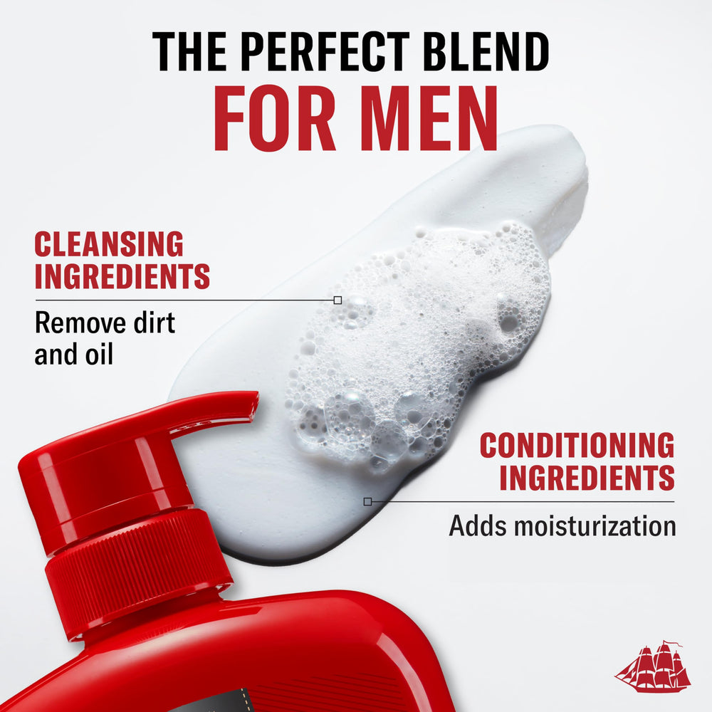 Old Spice uso en ducha ilustrando facilidad y resultado manejable