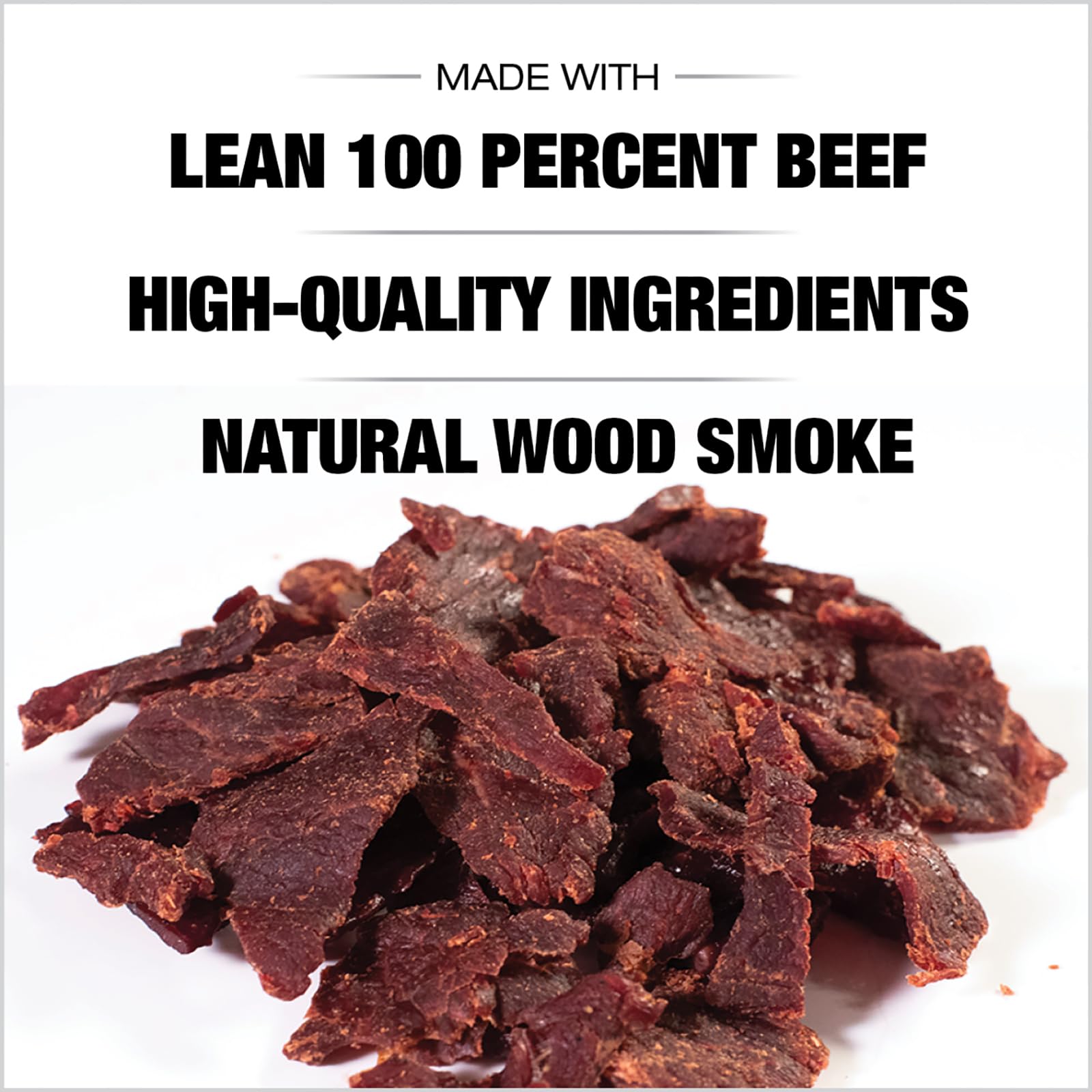 Old Trapper bolsa resellable abierta con jerky listo para consumir y mantener fresco