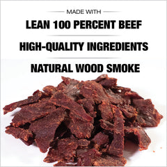 Old Trapper bolsa resellable abierta con jerky listo para consumir y mantener fresco