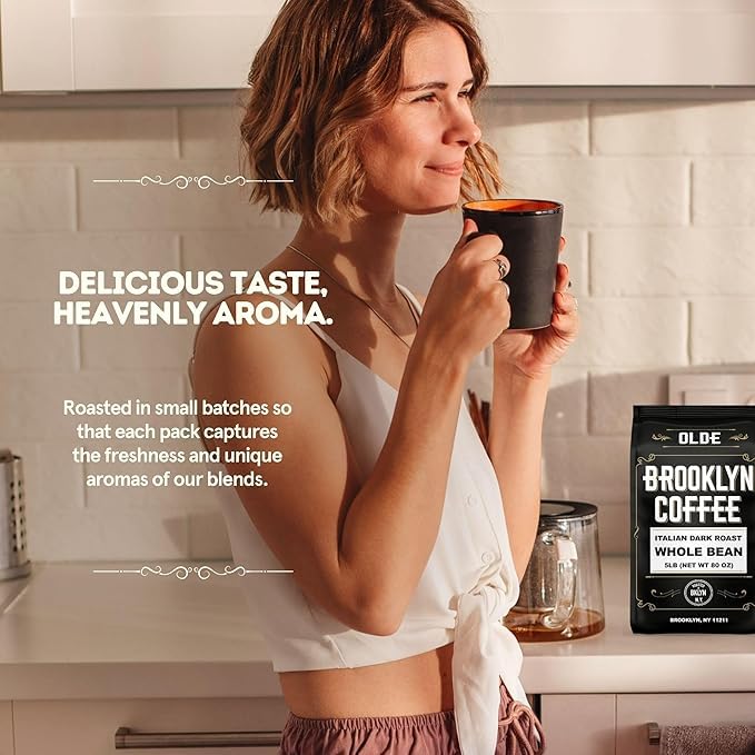 OLDE BROOKLYN COFFEE espresso servido que muestra cuerpo y crema