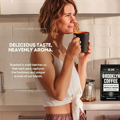 OLDE BROOKLYN COFFEE espresso servido que muestra cuerpo y crema