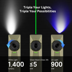 OLIGHT Arkfeld Ultra lente de vidrio, claridad óptica para mejor alcance