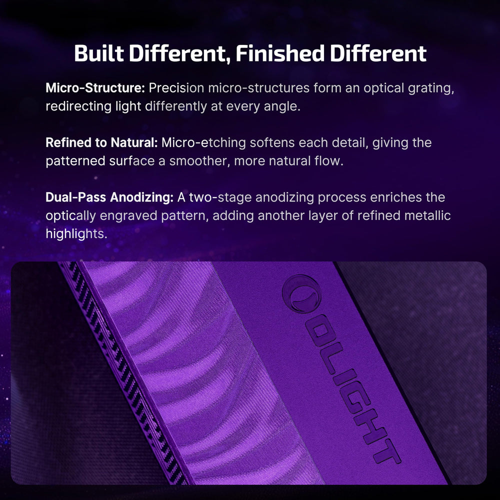 OLIGHT ArkPro base magnética adherida a metal para manos libres