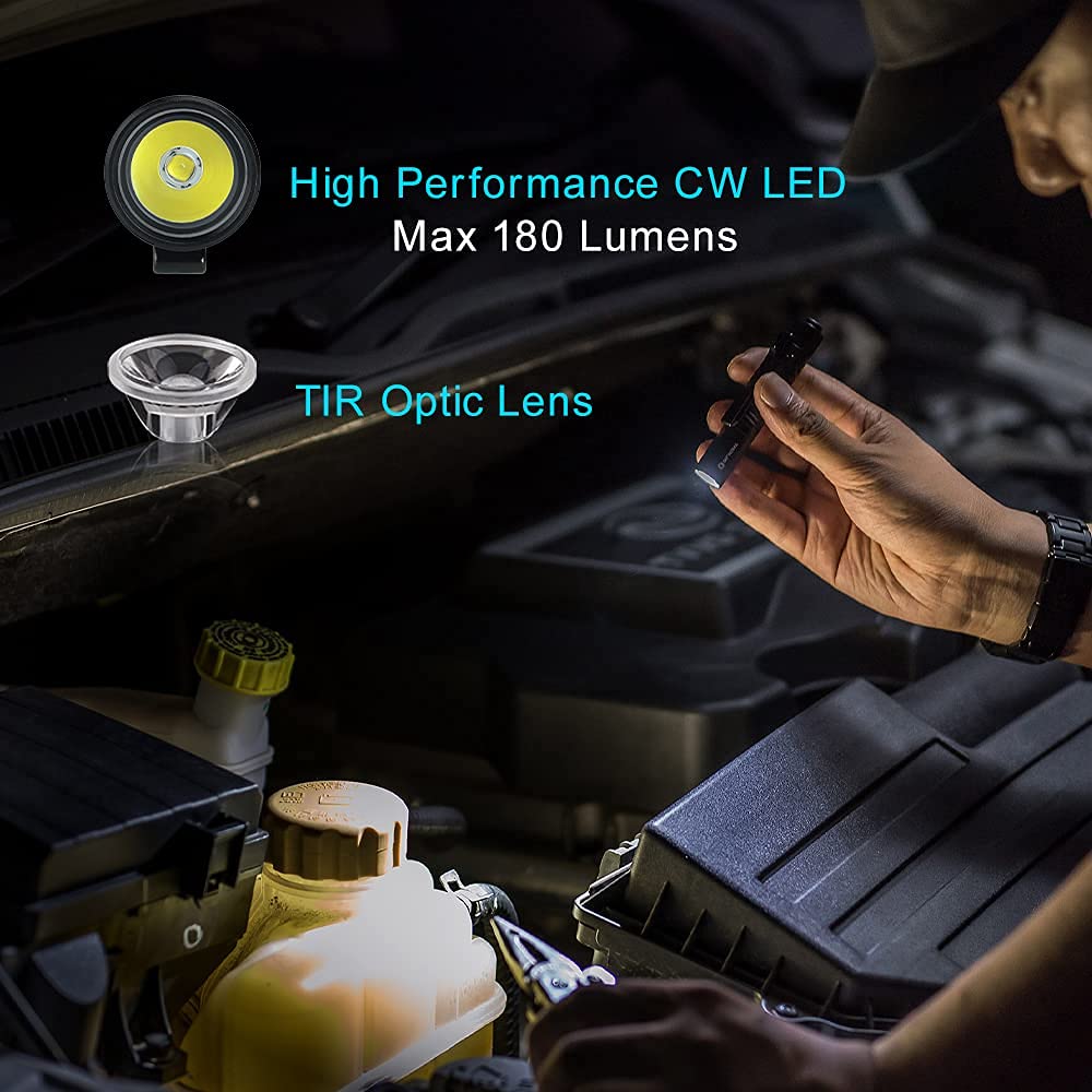 OLIGHT clip de doble dirección para llevar la I3T EOS cómodamente