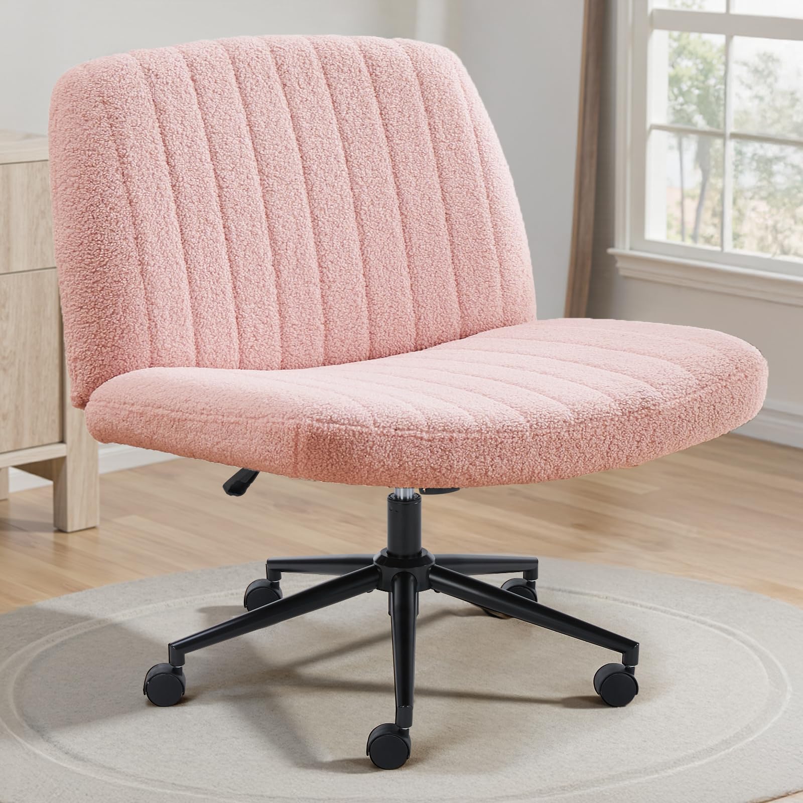 OLIXIS vista frontal de la silla criss cross, diseño compacto y elegante