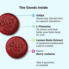 OLLY primer plano de textura de gomita con aspecto masticable y apetitoso