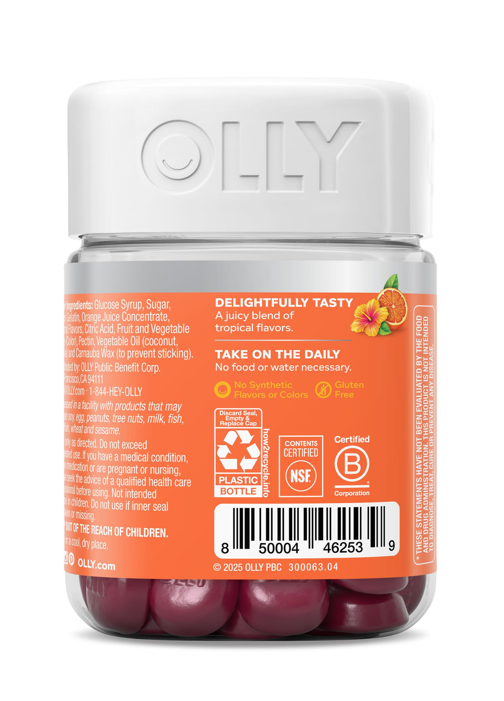 OLLY estilo de vida con cabello brillante y ambiente natural