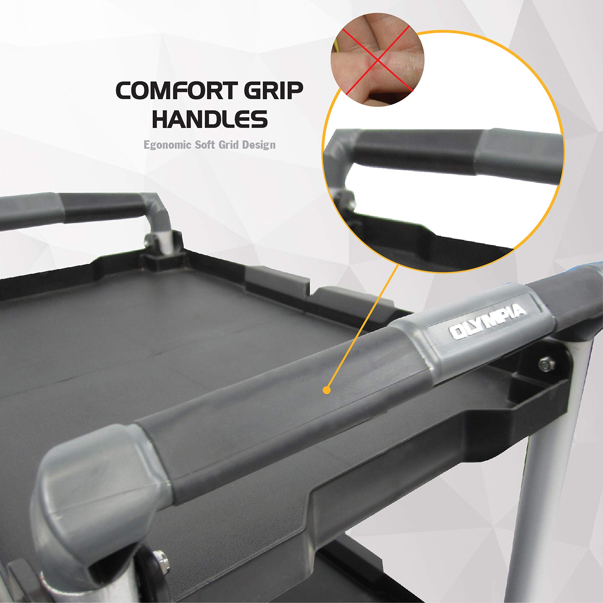 Olympia Tools comparación de tamaño mostrando escala y conveniencia