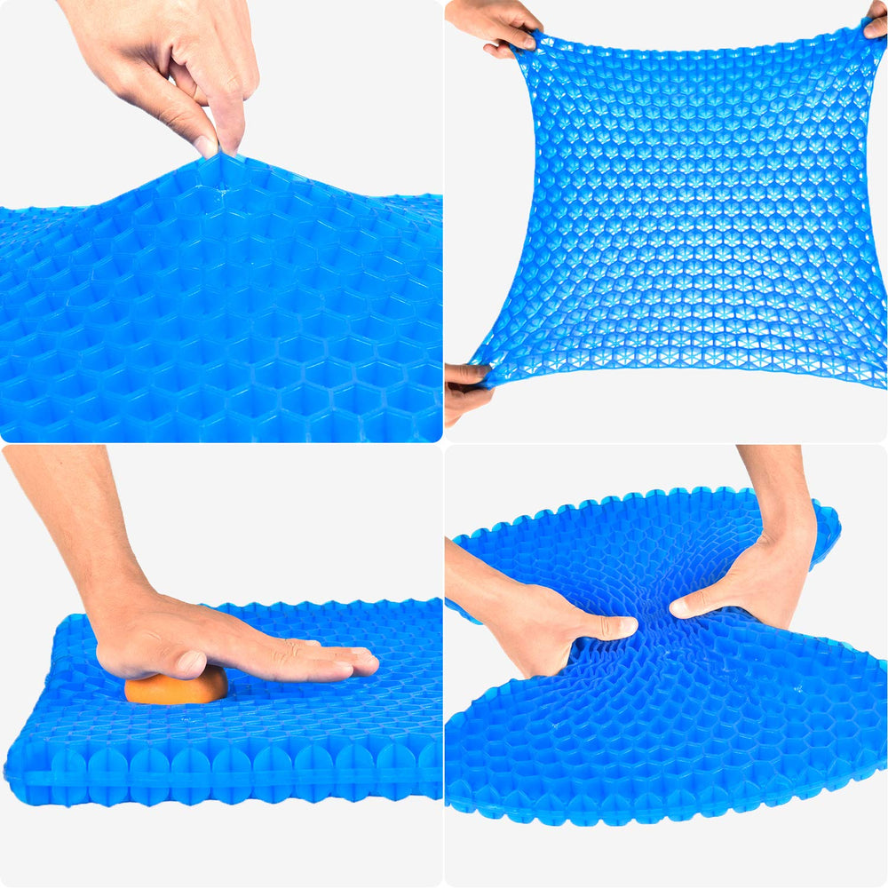 OMCOZY cojín colocado en silla de oficina ofreciendo soporte y postura estable