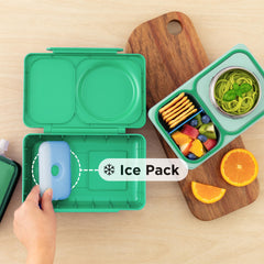 Omie OmieBox UP primer plano del frasco térmico de 12 oz con cierre seguro