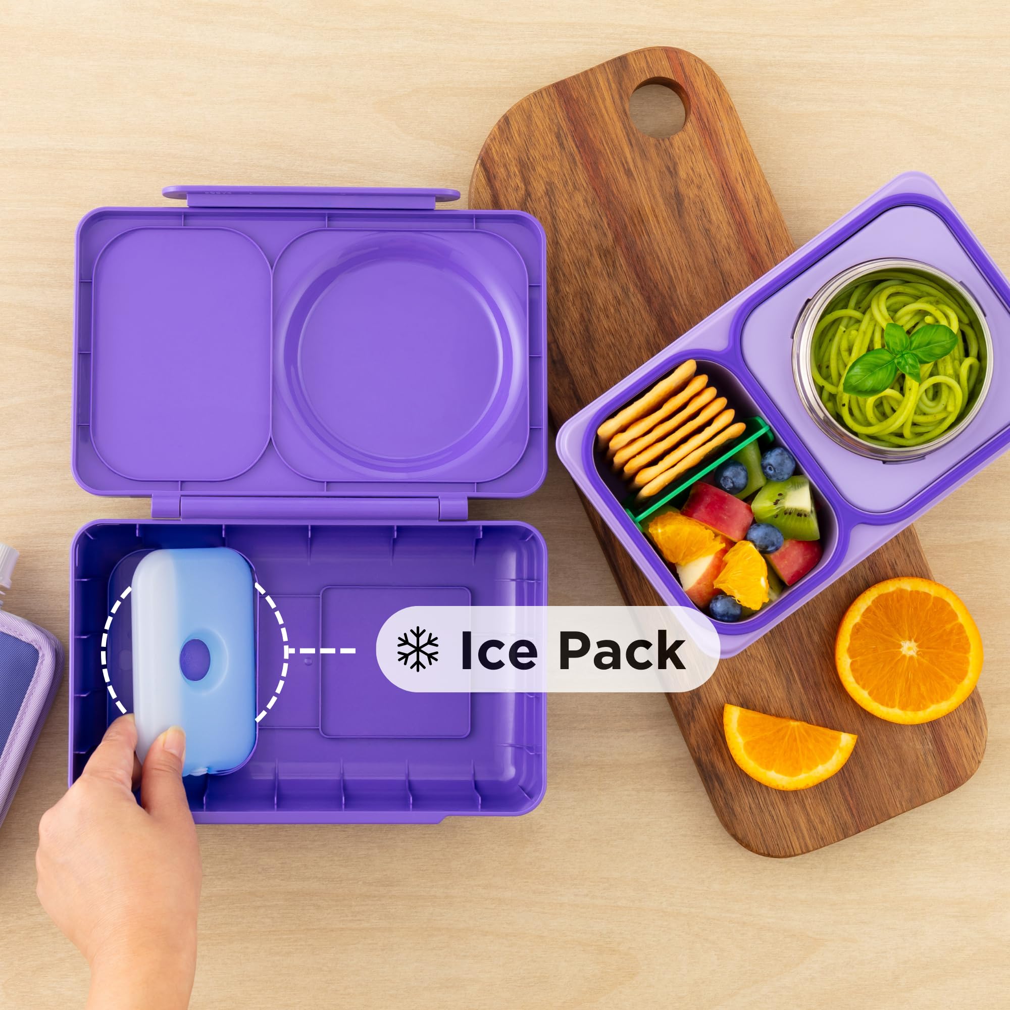 Omie OmieBox UP detalle del tarro térmico de 12 oz y retención de calor