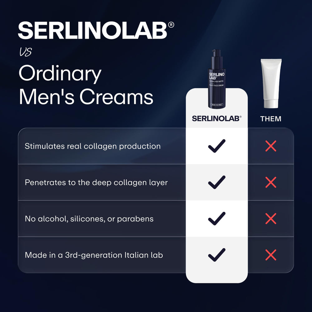 Omnis Uomo crema en ambiente de dormitorio resaltando rutina nocturna relajante
