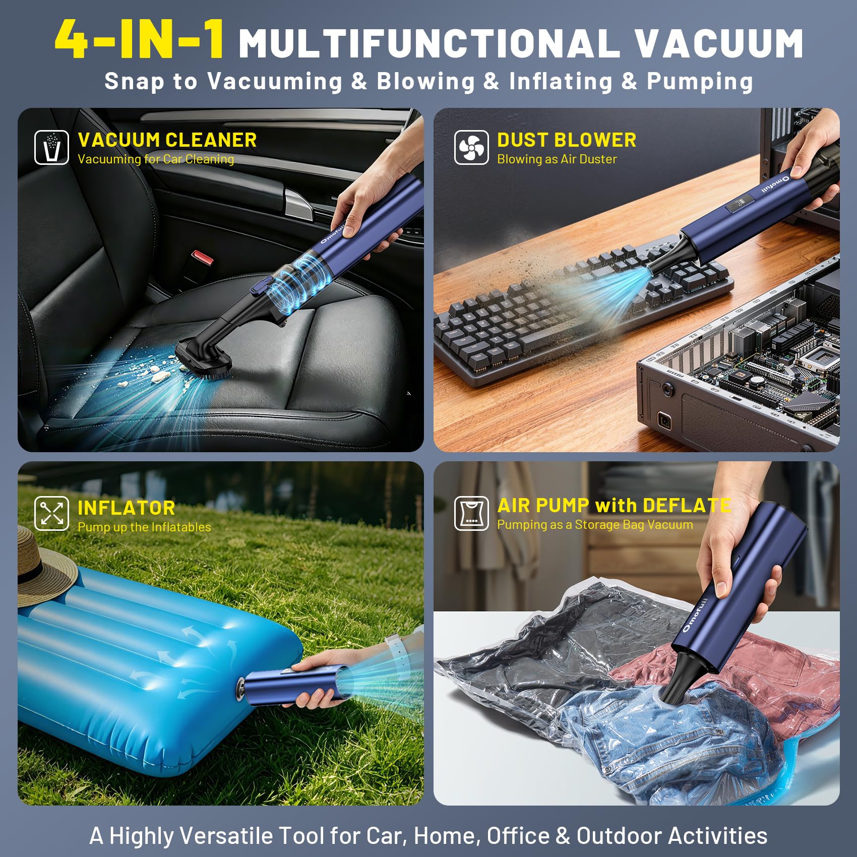 Omofull manguera flexible usada en ranura de asiento, limpieza eficaz