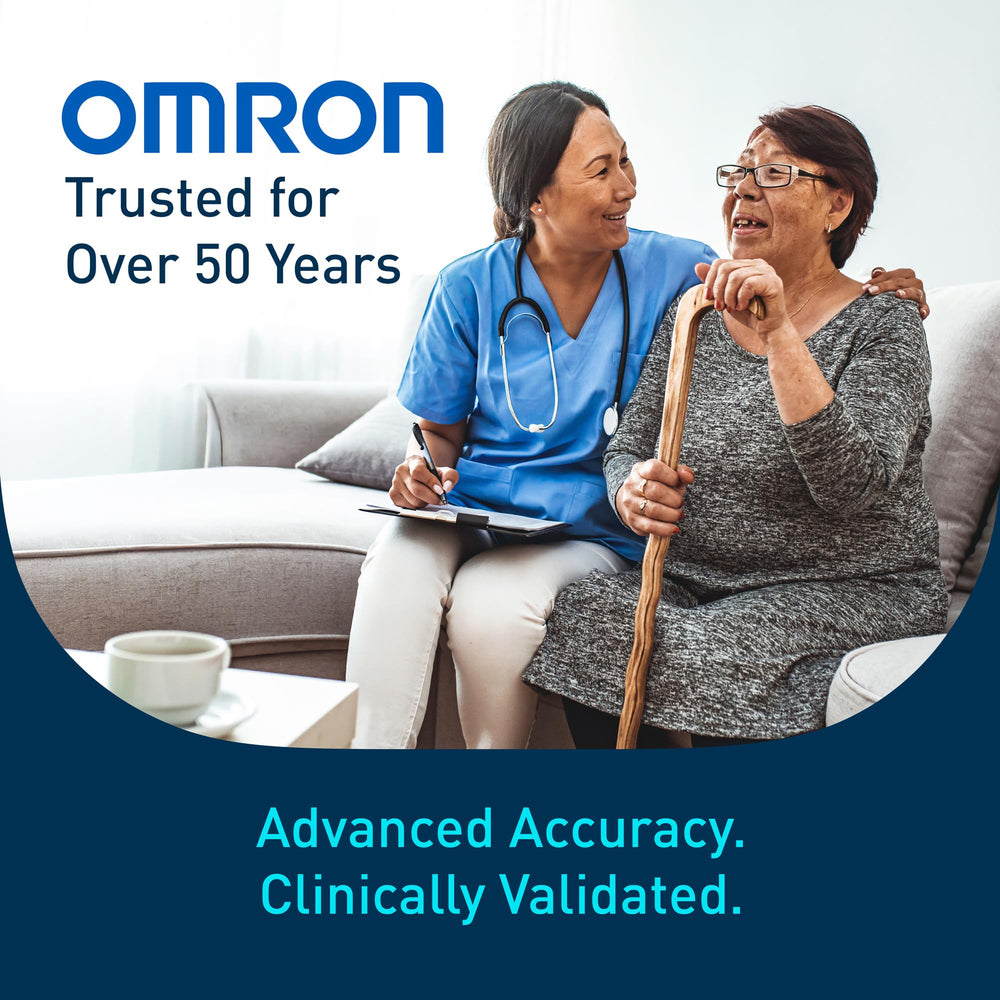 OMRON Gold en entorno doméstico lectura matutina para seguimiento constante
