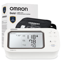OMRON Platinum vista frontal mostrando pantalla clara y fácil lectura