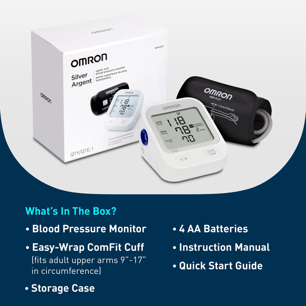 OMRON Silver todo el contenido de la caja listo para comenzar