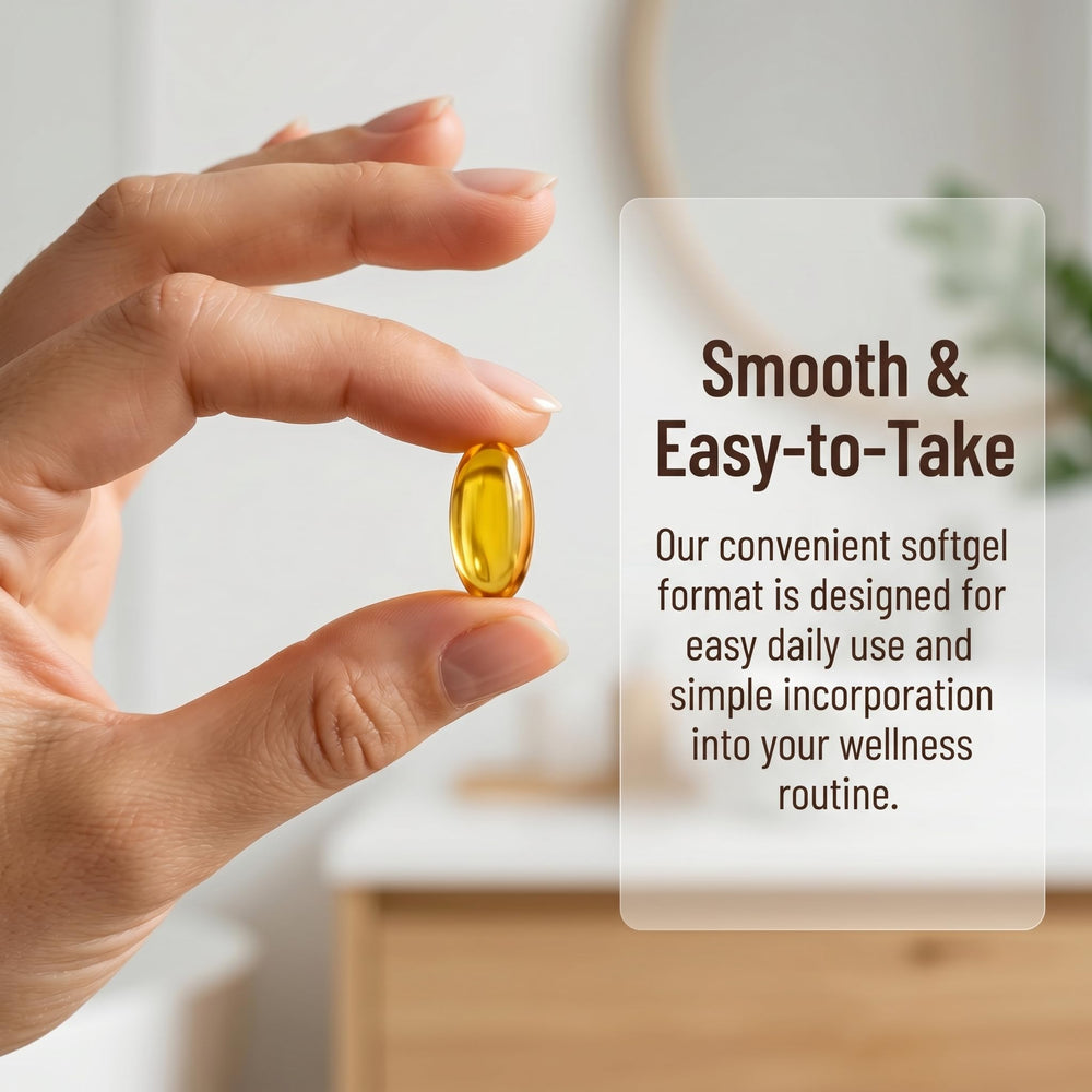 ONAIS E Holior botella abierta con softgels, muestra cantidad y formato