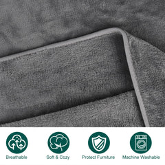 Onarway manta sobre sofá integrándose con la decoración del hogar