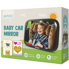 Onco vista frontal del espejo para coche, visión amplia y segura