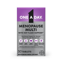 One A Day paquete frontal mostrando tableta y beneficios claramente