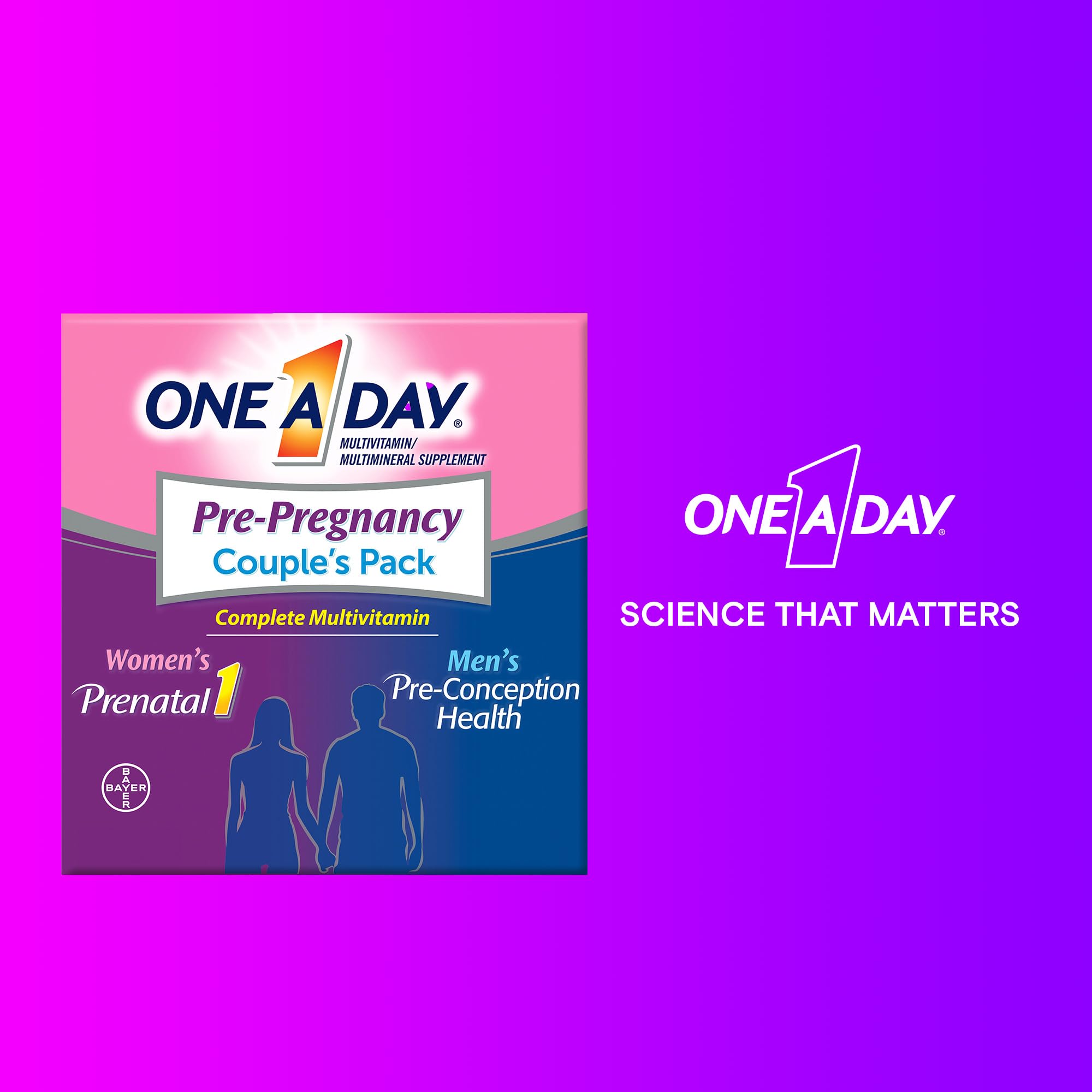 ONE A DAY hombre tomando suplemento en su rutina, aporte antioxidante