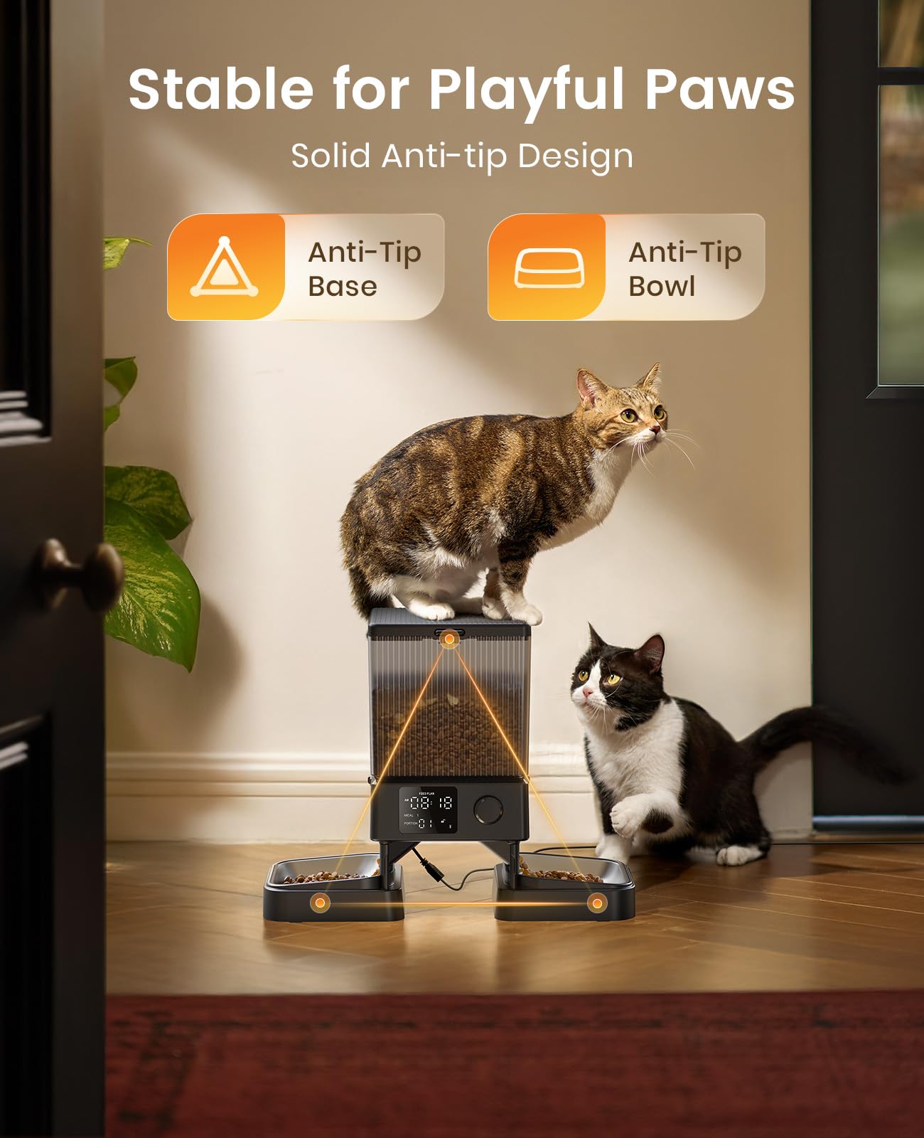 oneisall panel con grabador de voz de 10 segundos para llamar a gatos