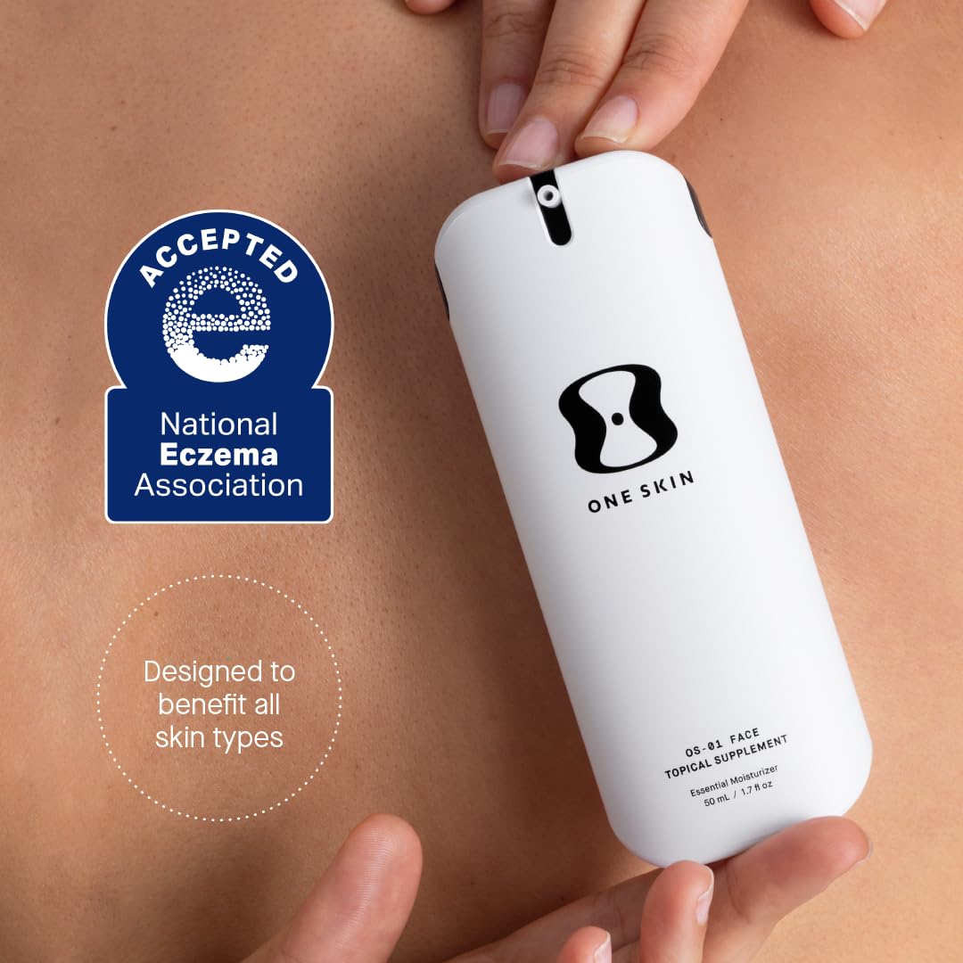 oneskin etiqueta con OS-01 péptido destacando formulación científica