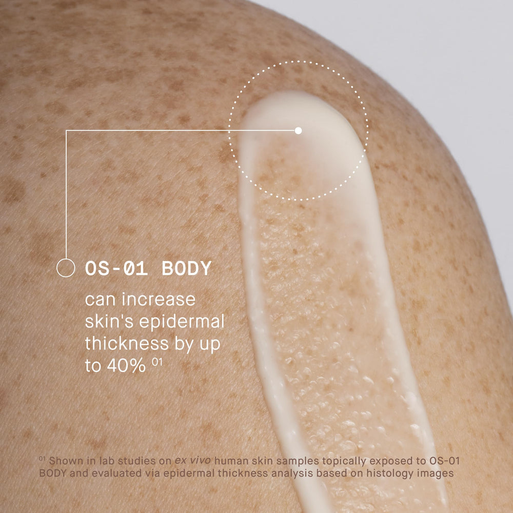 oneskin etiqueta con ingredientes visibles, beneficio transparencia formulación