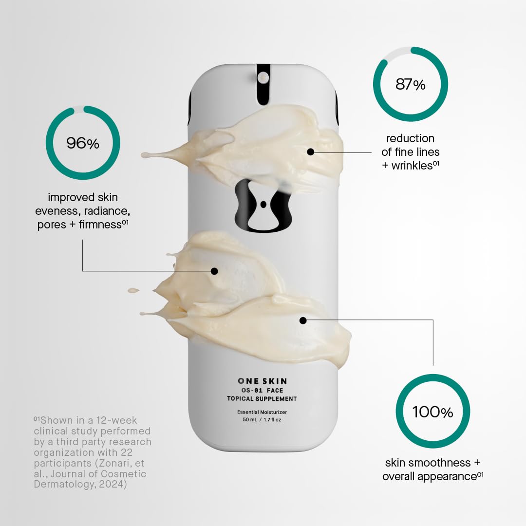 oneskin textura cremosa en primer plano que facilita absorción