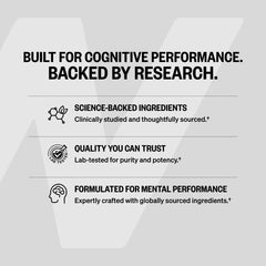 ONNIT Alpha Brain cápsula sobre escritorio para enfoque durante trabajo