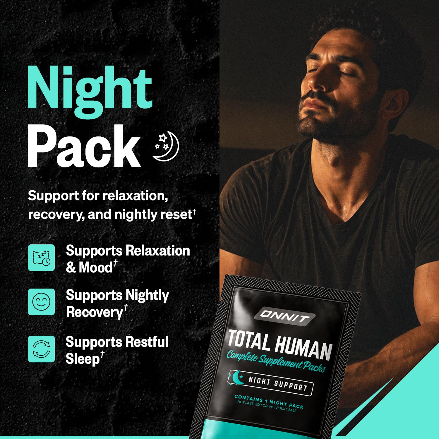 ONNIT etiqueta nutricional en close-up, transparencia en ingredientes y dosis